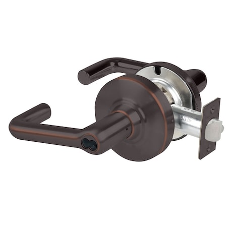 Schlage Grade 1 Entrance/Office Lock, Tubular Lever, Schlage FSIC Prep Less Core, Aged Brnz Fnsh, Non-Handed ND50JD TLR 643E